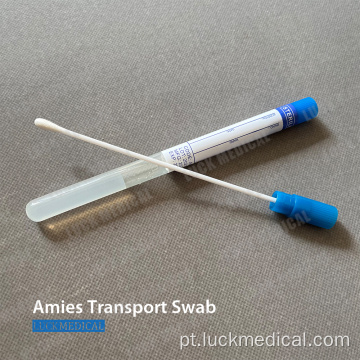 Transporte Swab Sticks com tubo de gel